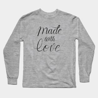 Made With Love Stamp Long Sleeve T-Shirt